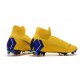 Zapatos Futbol Nike Mercurial Superfly VI 360 Elite FG Amarillo Azul