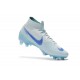 Botas de Futbol Baratas Nike Mercurial Superfly VI 360 Elite FG Azul Claro
