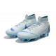 Botas de Futbol Baratas Nike Mercurial Superfly VI 360 Elite FG Azul Claro