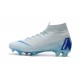 Botas de Futbol Baratas Nike Mercurial Superfly VI 360 Elite FG Azul Claro