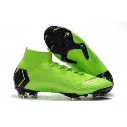 Tacón de Fútbol Nike Mercurial Superfly VI 360 Elite FG Verde Negro