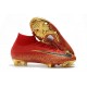 Botines Futbol Nike Mercurial Superfly VI 360 Elite FG Oro Negro Rojo