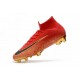 Botines Futbol Nike Mercurial Superfly VI 360 Elite FG Oro Negro Rojo