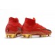 Botines Futbol Nike Mercurial Superfly VI 360 Elite FG Oro Negro Rojo