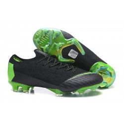 Zapatillas de fútbol Nike Mercurial Vapor XII Elite FG Verde Negro