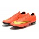 Botas de Futbol Nuevas 2018 Nike Mercurial Vapor XII Elite FG Naranja Amarillo