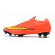 Botas de Futbol Nuevas 2018 Nike Mercurial Vapor XII Elite FG Naranja Amarillo