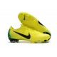 Botas de Fútbol Nike Mercurial Vapor 12 Elite FG Amarillo Voltio Negro