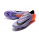 Nuevas Zapatillas de fútbol Nike Mercurial Vapor XII Elite FG Púrpura Naranja Negro