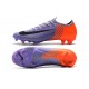 Nuevas Zapatillas de fútbol Nike Mercurial Vapor XII Elite FG Púrpura Naranja Negro