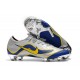 2018 Botas de Fútbol Nike Mercurial Vapor 12 Elite FG Plata Azul Amarillo