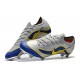 2018 Botas de Fútbol Nike Mercurial Vapor 12 Elite FG Plata Azul Amarillo