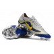 2018 Botas de Fútbol Nike Mercurial Vapor 12 Elite FG Plata Azul Amarillo