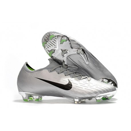 Baratas Botas de fútbol Nike Mercurial Vapor XII FG - Plata Negro