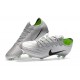 Baratas Botas de fútbol Nike Mercurial Vapor XII FG - Plata Negro