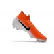 Baratas Zapatillas de fútbol Nike Mercurial Superfly VI 360 Elite FG Naranja Blanco