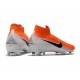 Baratas Zapatillas de fútbol Nike Mercurial Superfly VI 360 Elite FG Naranja Blanco