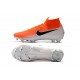 Baratas Zapatillas de fútbol Nike Mercurial Superfly VI 360 Elite FG Naranja Blanco