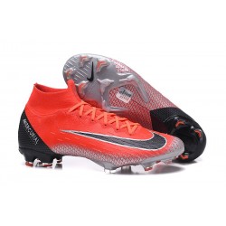 Baratas Zapatillas de fútbol Nike Mercurial Superfly VI 360 Elite FG Rojo Negro