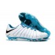 Nuevo Tacón de fútbol Nike HyperVenom Phantom III FG Azul Blanco