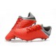 Botas de fútbol Baratas Nike HyperVenom Phantom III FG Rojo Gris