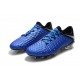 Tacos de futbol para Hombre Nike HyperVenom Phantom III FG Azul Negro Plata