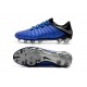 Tacos de futbol para Hombre Nike HyperVenom Phantom III FG Azul Negro Plata