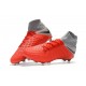 Zapatos de fútbol Nike Hypervenom Phantom III DF FG para Hombre Rojo Gris