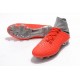 Zapatos de fútbol Nike Hypervenom Phantom III DF FG para Hombre Rojo Gris