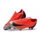 Zapatillas de fútbol Nike Mercurial Vapor XII Elite FG Rojo Plateado CR7