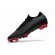 Zapatillas de fútbol Nike Mercurial Vapor XII Elite FG Jordan X PSG Negro Rojo