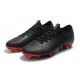 Zapatillas de fútbol Nike Mercurial Vapor XII Elite FG Jordan X PSG Negro Rojo