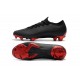 Zapatillas de fútbol Nike Mercurial Vapor XII Elite FG Jordan X PSG Negro Rojo