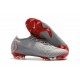 Zapatillas de fútbol Nike Mercurial Vapor XII Elite FG Gris Rojo
