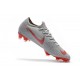 Zapatillas de fútbol Nike Mercurial Vapor XII Elite FG Gris Rojo