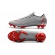 Zapatillas de fútbol Nike Mercurial Vapor XII Elite FG Gris Rojo