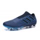 Baratas Botas de fútbol Adidas Nemeziz 17+ 360 Agility FG Negro Azul