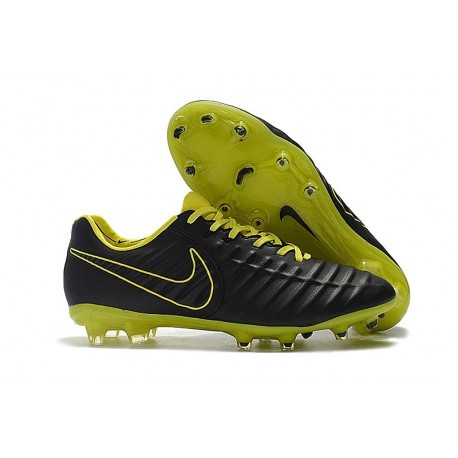 Zapatillas de fútbol Baratas Nike Tiempo Legend VII FG Amarillo Negro