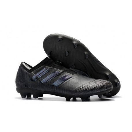 Zapatos de fútbol Baratas Adidas Nemeziz 17+ 360 Agility FG Todo Negro