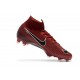 Baratas Zapatillas de fútbol Nike Mercurial Superfly VI 360 Elite FG Rojo Vino