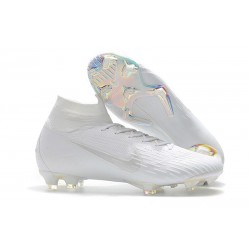 Baratas Zapatillas de fútbol Nike Mercurial Superfly VI 360 Elite FG Todo Blanco