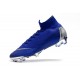 Baratas Zapatillas de fútbol Nike Mercurial Superfly VI 360 Elite FG Azul Plata