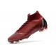 Baratas Zapatillas de fútbol Nike Mercurial Superfly VI 360 Elite FG Rojo Vino