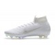 Baratas Zapatillas de fútbol Nike Mercurial Superfly VI 360 Elite FG Todo Blanco
