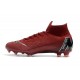 Baratas Zapatillas de fútbol Nike Mercurial Superfly VI 360 Elite FG Rojo Vino