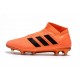 Zapatillas de fútbol adidas Nemeziz 18+ FG - Negro Naranja