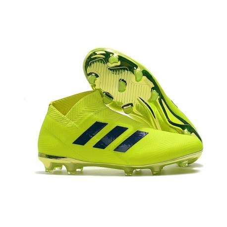 Zapatillas de fútbol adidas Nemeziz 18+ FG - Verde Negro
