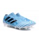 Baratas Botas de fútbol Adidas Nemeziz 17+ 360 Agility FG Blanco Azul Negro