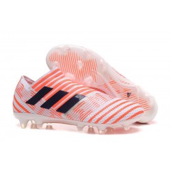 Botas de fútbol Adidas Nemeziz 17+ 360 Agility FG Naranja Negro Blanco