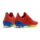 Botas Baratas - Zapatillas de fútbol Adidas X 18.1 FG Plata Rojo